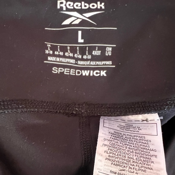 REEBOK CLASSICS Black Nylon Leggings - Picture 5 of 6